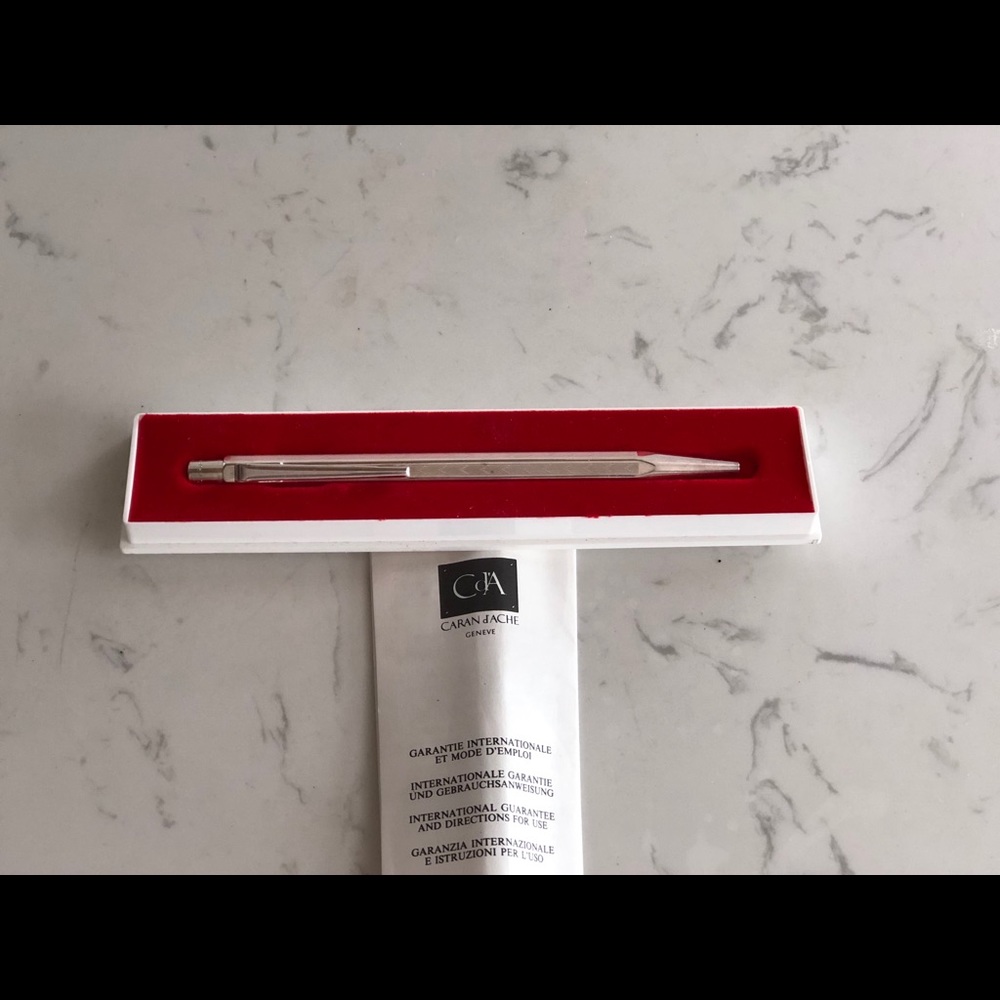 Silver ballpoint pen